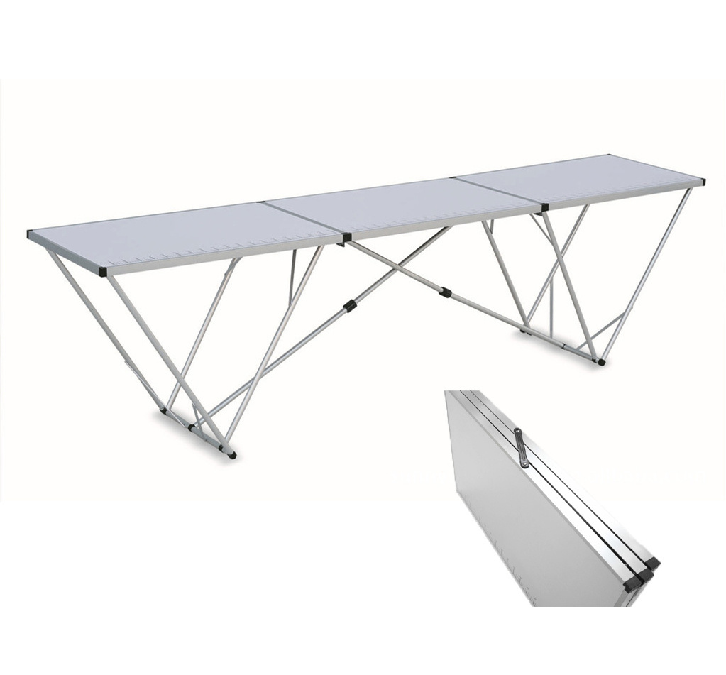 Decorating folding table Wallpaper pasting cutter table Camping outdoor party table