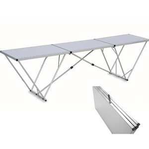 Decorating folding table Wallpaper pasting cutter table Camping outdoor party table