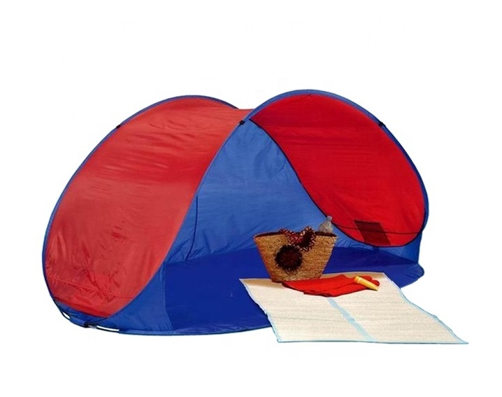 Portable UPF Outdoor Instant Open Sunshade One Touch Sun Beach Tent Pop Up Shelter for Beach