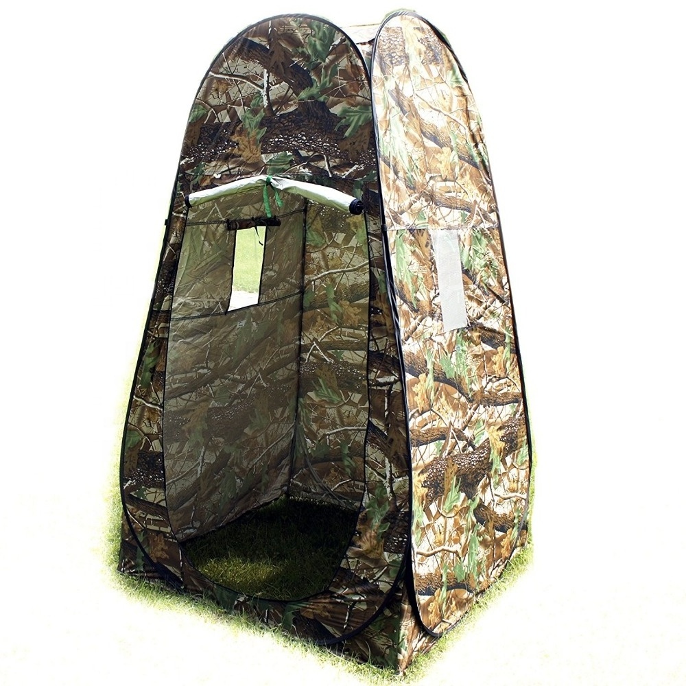 Portable Outdoor Pop Up Tent Camouflage Privacy Screen Shelter Camping Toilet Shower Changing Room Tent