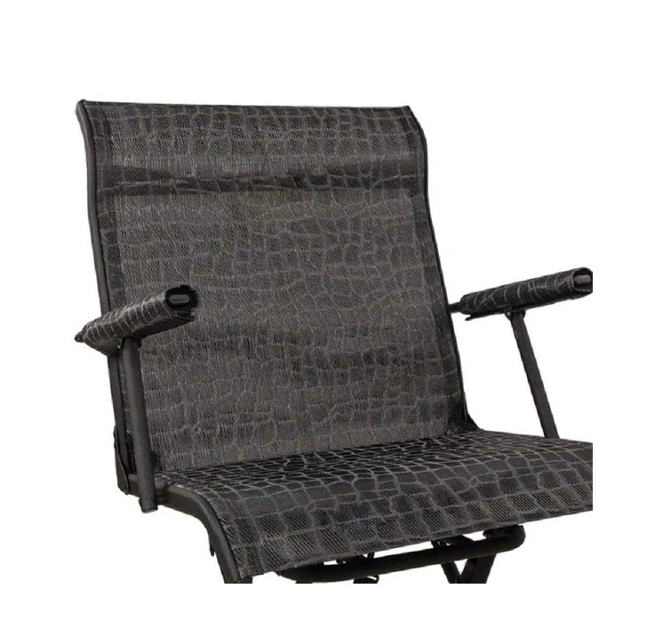 Folding Steel Hunting Blind Chair Stealth Spin Fishing Recliner Chair