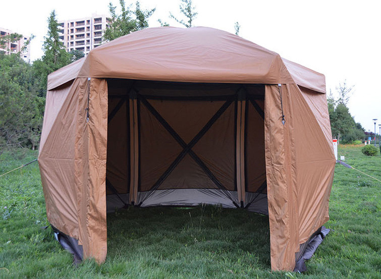 Screen house tent 6 side camping gazabo mesh tent