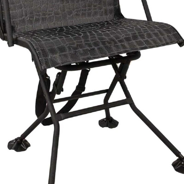 Folding Steel Hunting Blind Chair Stealth Spin Chair Fishing Beach Chair