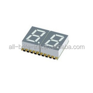 0.4" 0.4 inch dual digit 7 segment smd common anode/cathode led display