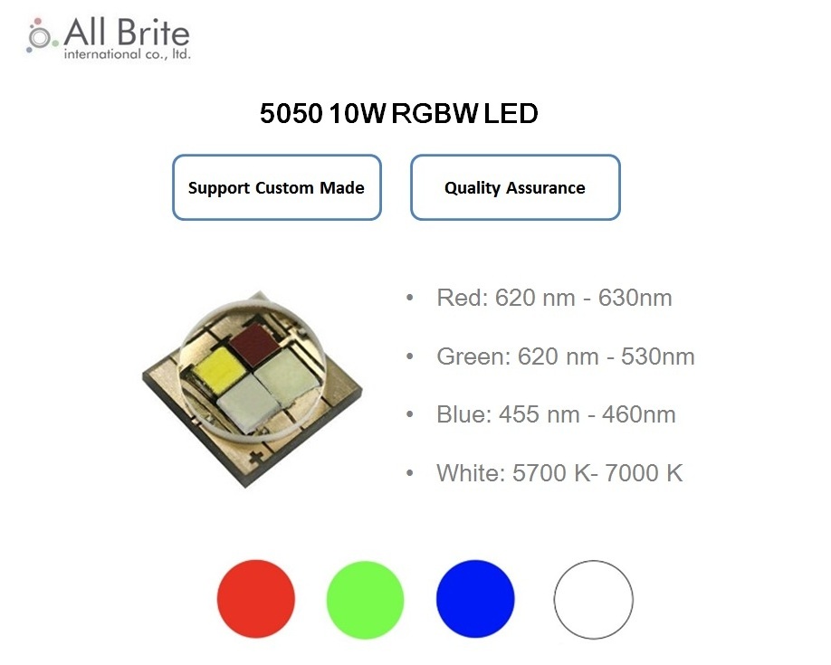 4in1 5050 full color rgb white smd 10 watt 10w led par rgbw high power multi chip