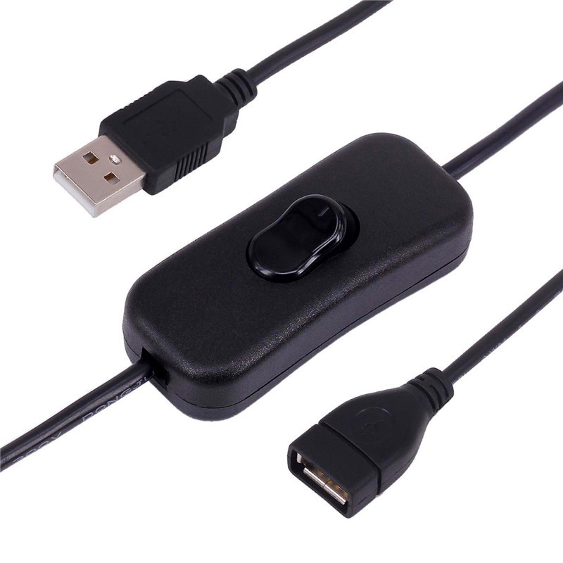 Factory Supply USB A Male to A Female Cable with On/Off Switch USB 2.0 Extension Cable Cord for LED Fan Lamp