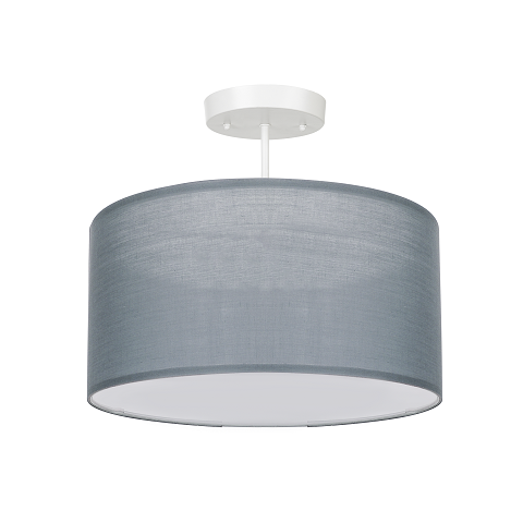 Modern TC Fabric Drum Shade Ceiling Light with 3 Light Source Decorative Children Pendant Lamp Bedroom Kids Hanging Lamp