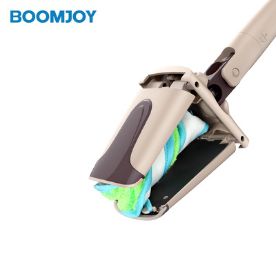 BOOMJOY Floor Cleaning Type X Shape Microfiber Hands Free Twist Mop