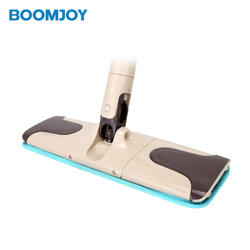 BOOMJOY Floor Cleaning Type X Shape Microfiber Hands Free Twist Mop