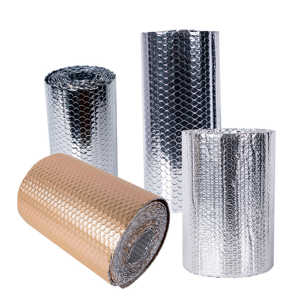 Custom Aluminum Foil Thermal Adhesive Soundproofing Insulation Acoustic Foam Insulation Roll