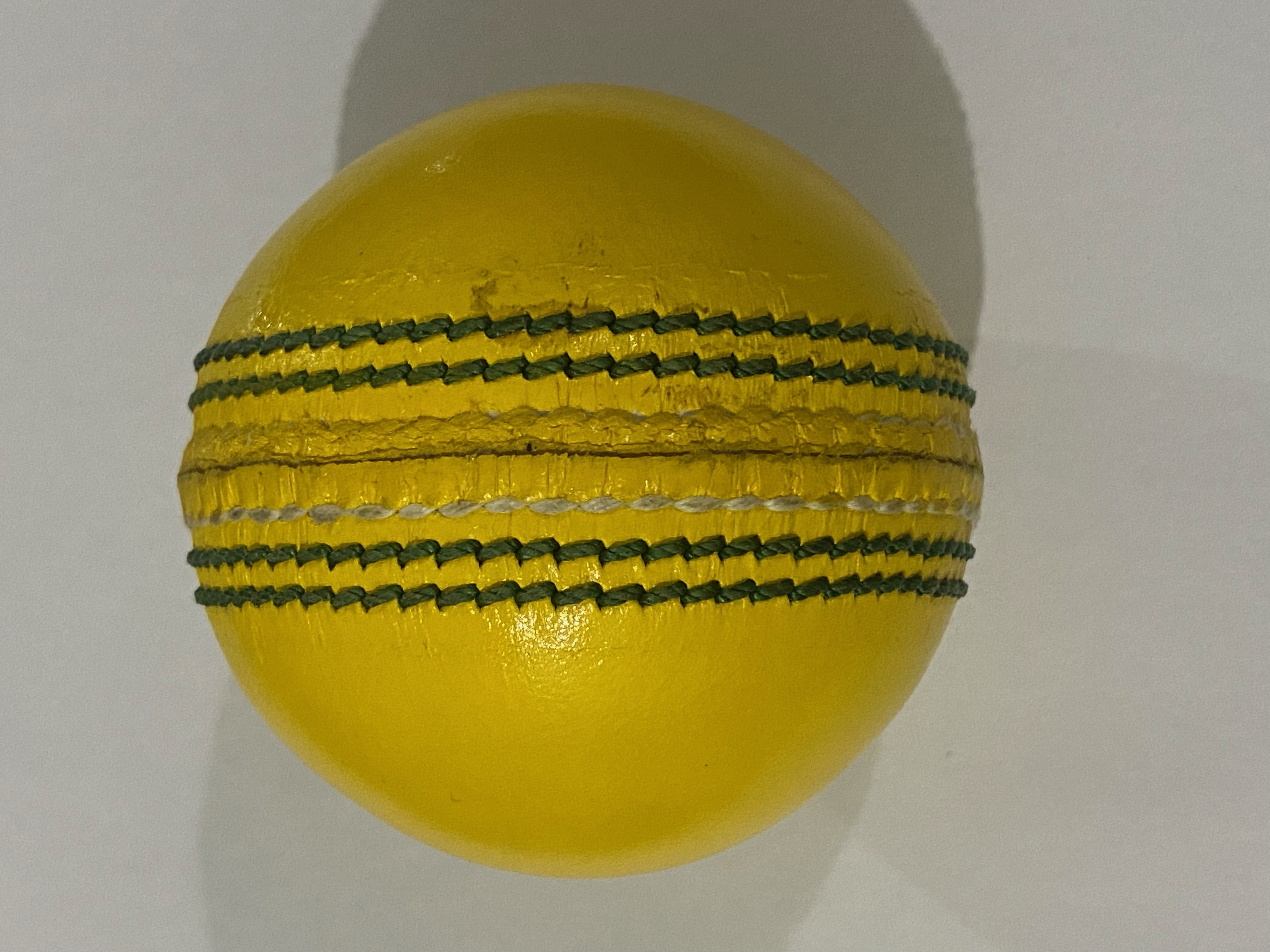 AAS Yellow Indoor Leather Cricket Ball High Quality Yellow Indoor Balls for Indoor Cricket Sports Training Indoor Cricket Balls