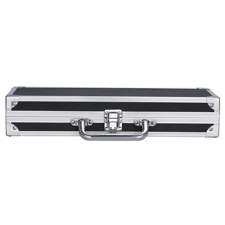 New Customize-size Portable Classic Durable Aluminum Guitar Bass box Case black EVA foam inserts velvet guitar flight case