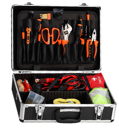 Electrician Lockable Aluminium Storage Case Toolbox