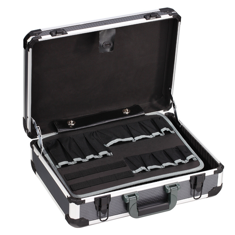 Electrician Lockable Aluminium Storage Case Toolbox