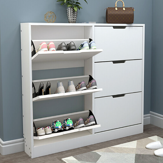 Cheap Shoes Cabinet Aluminum Japanese Shoes Cabinet Tipping Bucket Shoe Cabinet Living Room Furniture