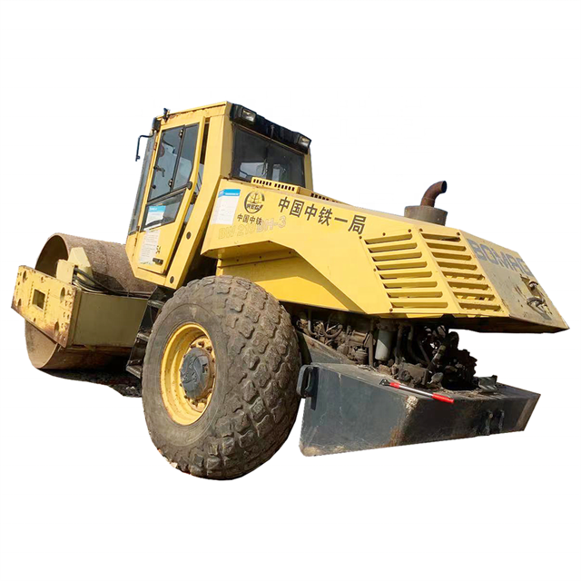 Used BOMAG Road Roller BM219H-3 BM217HD BM225HD Double Drum Road roller Hydraulic Smooth Compactor tire roller EPA