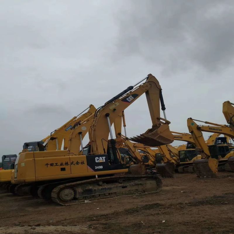 Used Caterpillar CAT 349DL Excavator / Huge CAT 349 50T excavator  Site real shooting