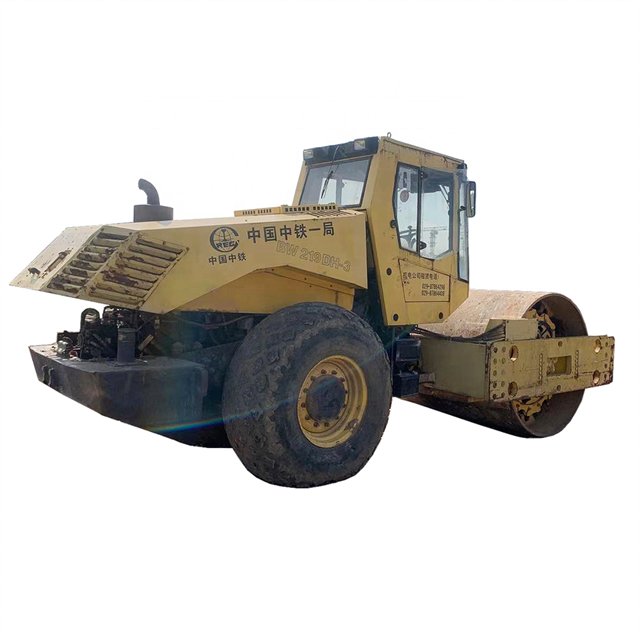 Used BOMAG Road Roller BM219H-3 BM217HD BM225HD Double Drum Road roller Hydraulic Smooth Compactor tire roller EPA