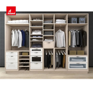 AllandCabinet Modern Style Different Designs High Quality Fully Customized Free Standing Wardrobe