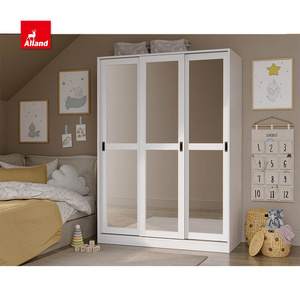 AllandCabinet Modern Style Different Color Sliding Door Panel Fully Customized Closet