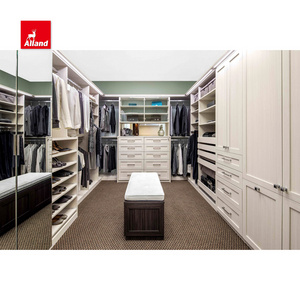 Allandcabinets Luxury Design Solid Wood Walk-in Wardrobes Reach-in Wooden Closets Top Quality