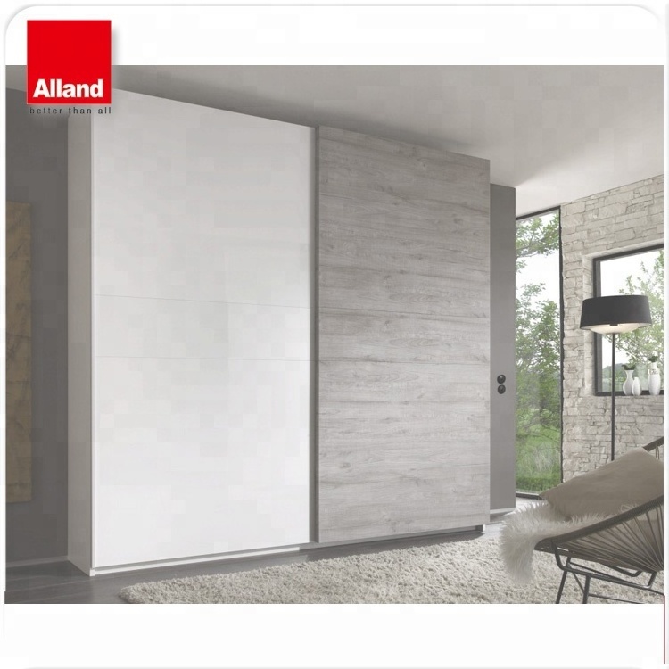 Latest design Korean projects furniture sliding doors wardrobe