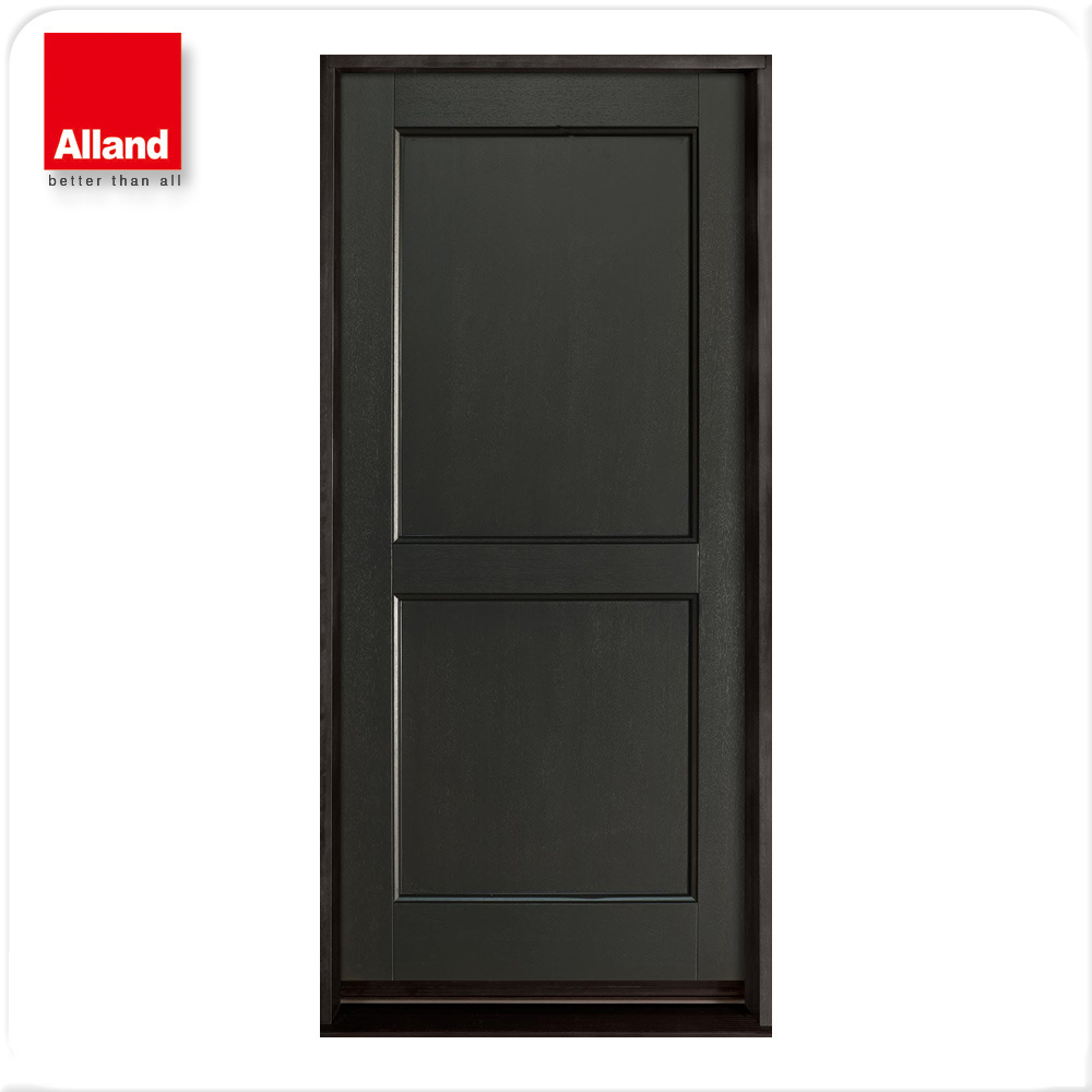 Melamine veneer interior solid wood door for house construction