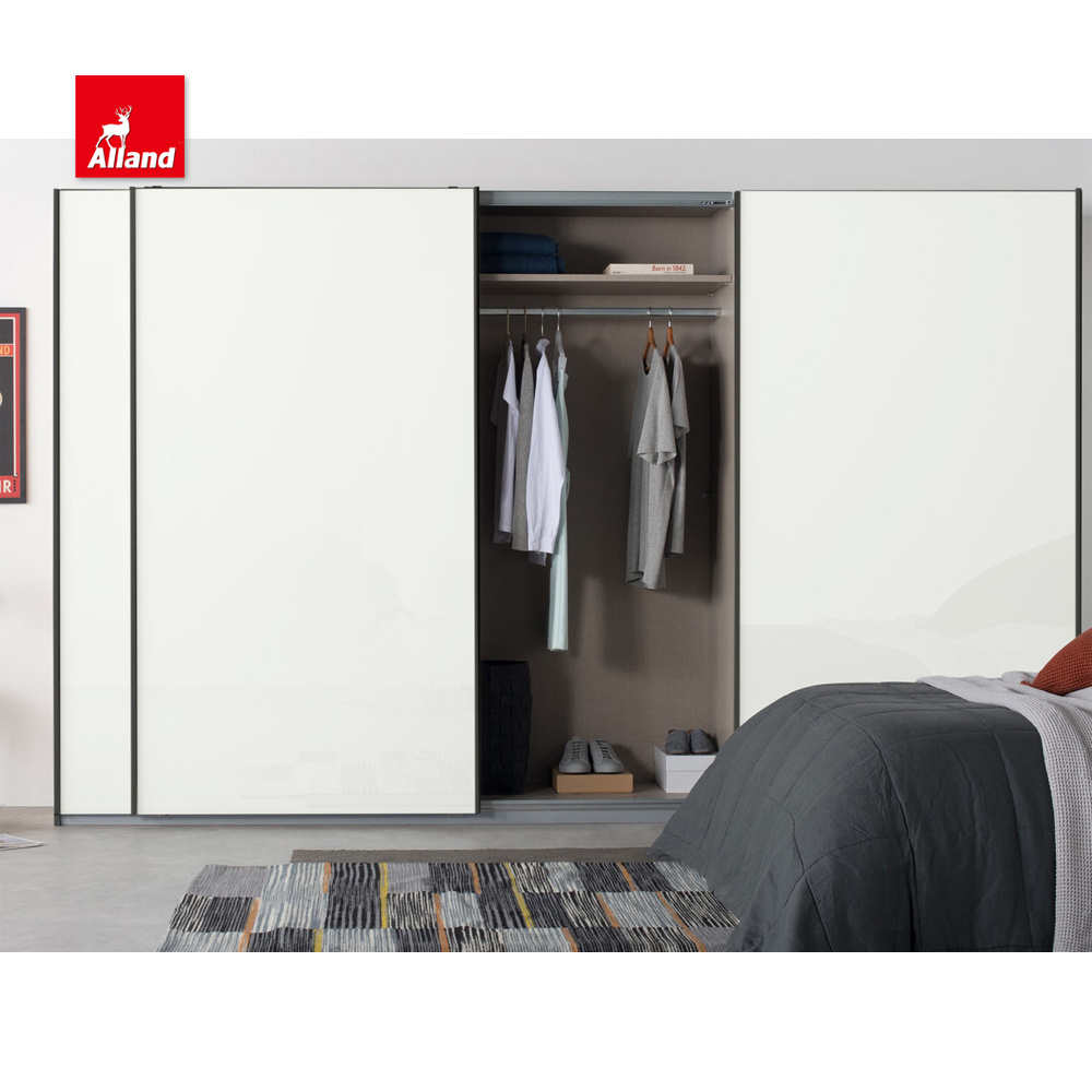 Allandcabinet Simply Design Mirror Sliding Wardrobe Customized Minimalistic Modern Design Sliding Closet