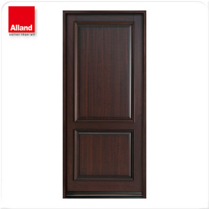 Melamine veneer interior solid wood door for house construction