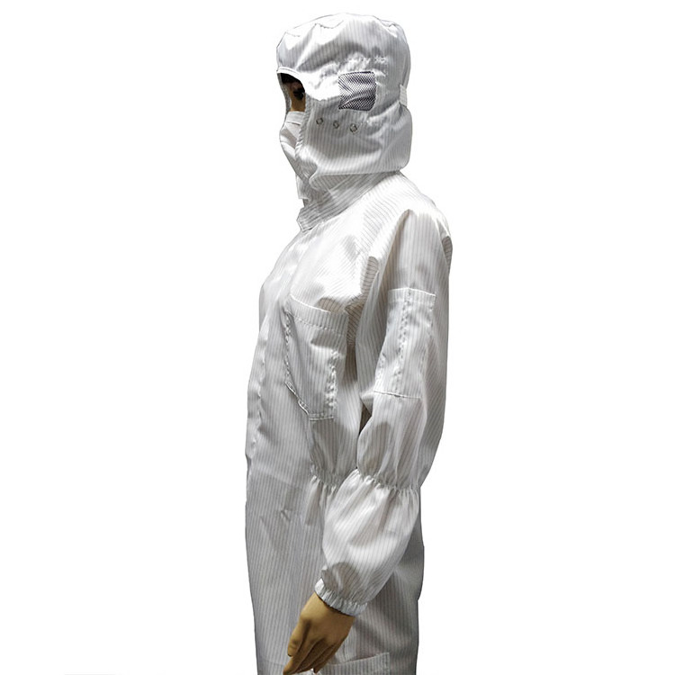 Cleanroom 5MM Stripe Jumpsuit ESD Suit Anti-static Coverall Cleanroom Suit