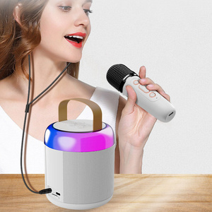 Y2 Speakers with Wireless Microphone Karaoke Mini Usb Interface Portable Wireless Microphone With Speaker For Kids