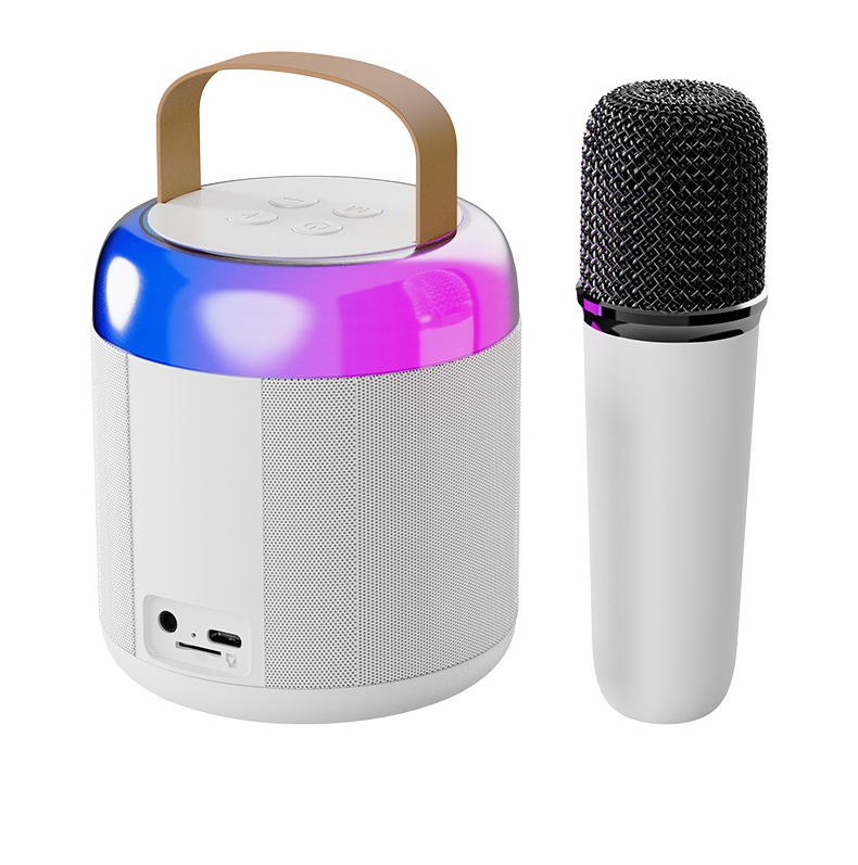 Y2 Speakers with Wireless Microphone Karaoke Mini Usb Interface Portable Wireless Microphone With Speaker For Kids