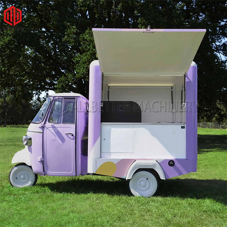 Hot Selling Food Truck Electric Food Cart Tricycle Ice Cream Used Bike Galvanized Sheet Motor Bike Water Pump Customised Japan