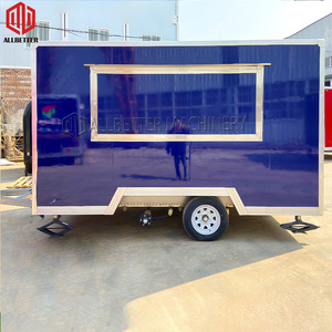 Concession Trailer New Vending Food Truck Trailer 2022 Enclosed 8.5 X16 Customised Galvanized Sheet Mobile Food Kitchen Cart