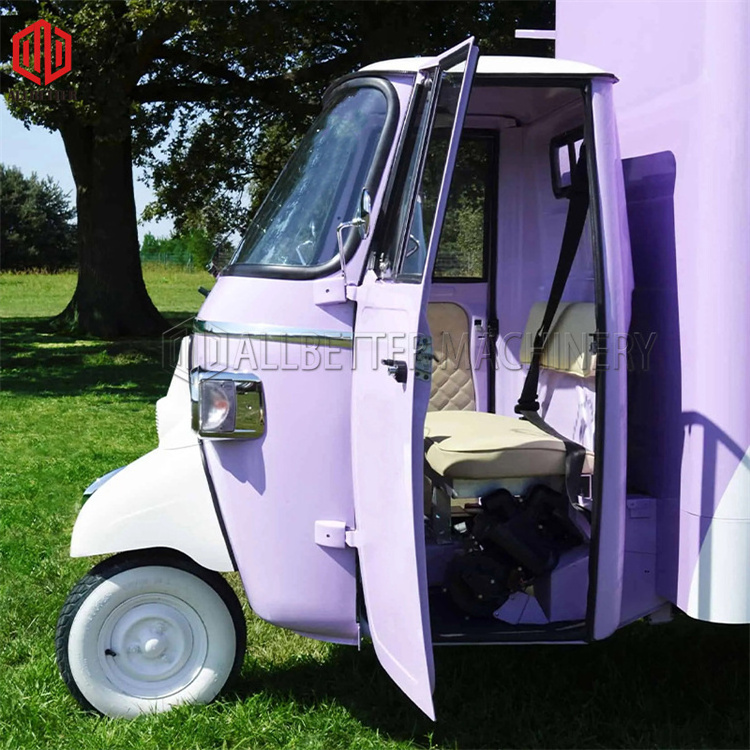 Hot Selling Food Truck Electric Food Cart Tricycle Ice Cream Used Bike Galvanized Sheet Motor Bike Water Pump Customised Japan