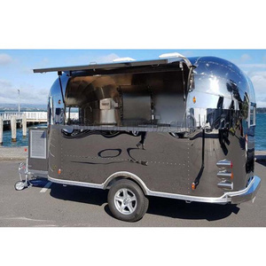 ALLBETTER Custom Food Cart Truck with Full Kitchen Coffee Snacks Catering Trailer Airstream Food Truck for Sale