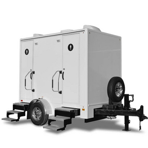 Portable Mobile Bathroom Trailers with Wheel Outdoor Restroom Truck Camping Shower Room Sports Venues Outdoor Toilet Needs