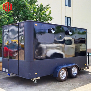 Fast Food Carts Pizza Truck BBQ Kitchen Mobile Fast Food Restaurant Taco Concession Food Trailer Cart Hot Dog Beer Bar