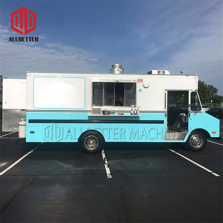 USA Beach Food Truck Mobile Beer Bar Ice Cream Truck Coffee Hot Dog Grill Cart With Full Kitchen