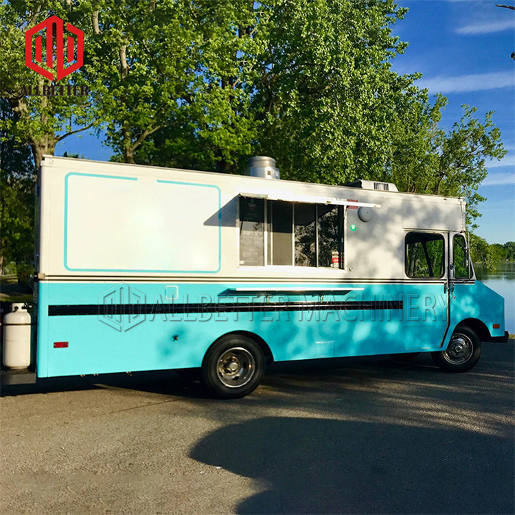 USA Beach Food Truck Mobile Beer Bar Ice Cream Truck Coffee Hot Dog Grill Cart With Full Kitchen