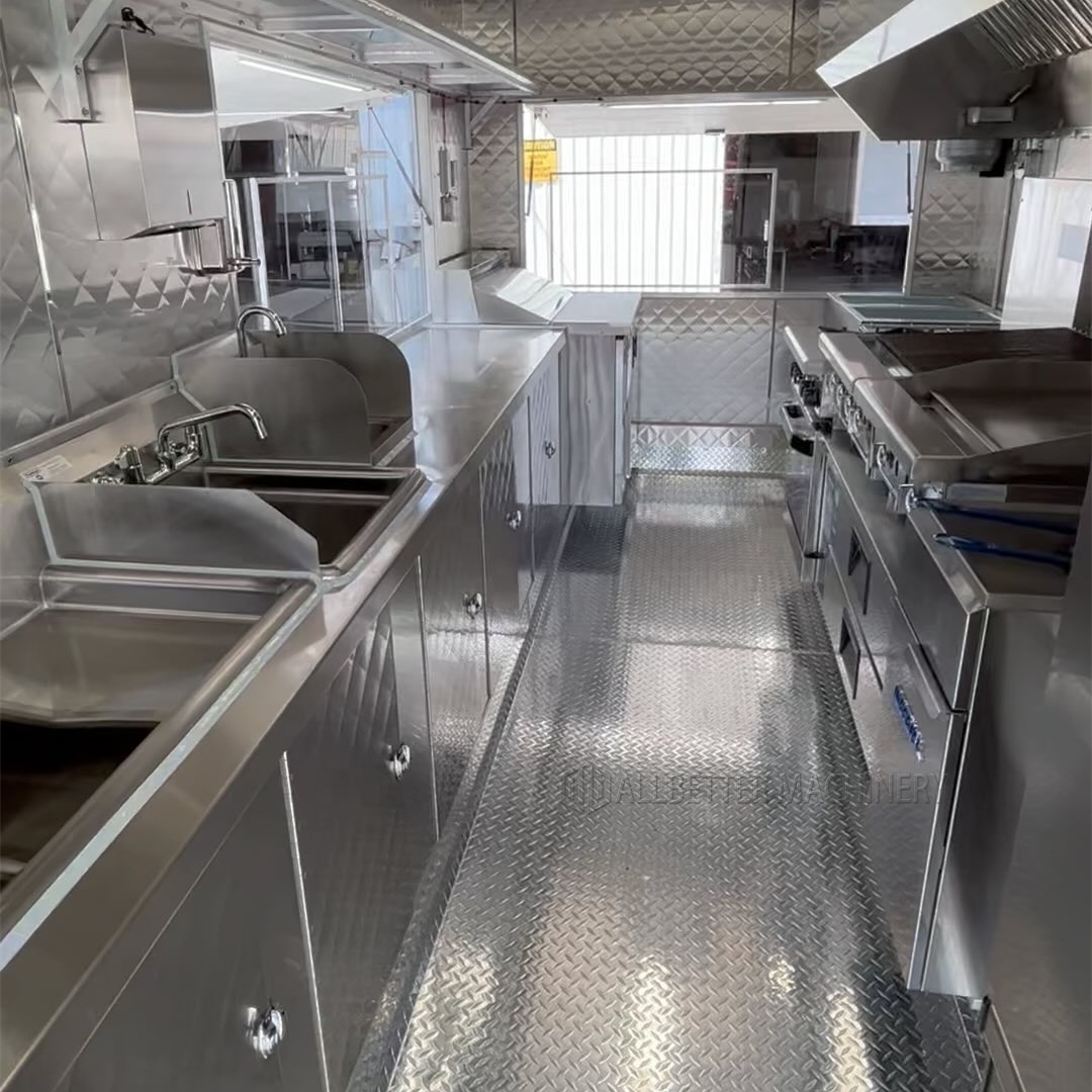 Food Trailers Fully Equipped Hot Dog Cart Ice Cream Kiosk Coffee Shop Enclosed Trailer Food Truck