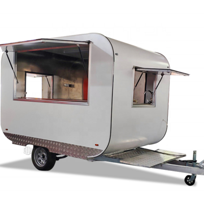 Camping Catering Vehicle Mobile Coffee Van Wooden Food Cart Mobile Beer Bar Ice Cream Truck Food Trailer for Sale