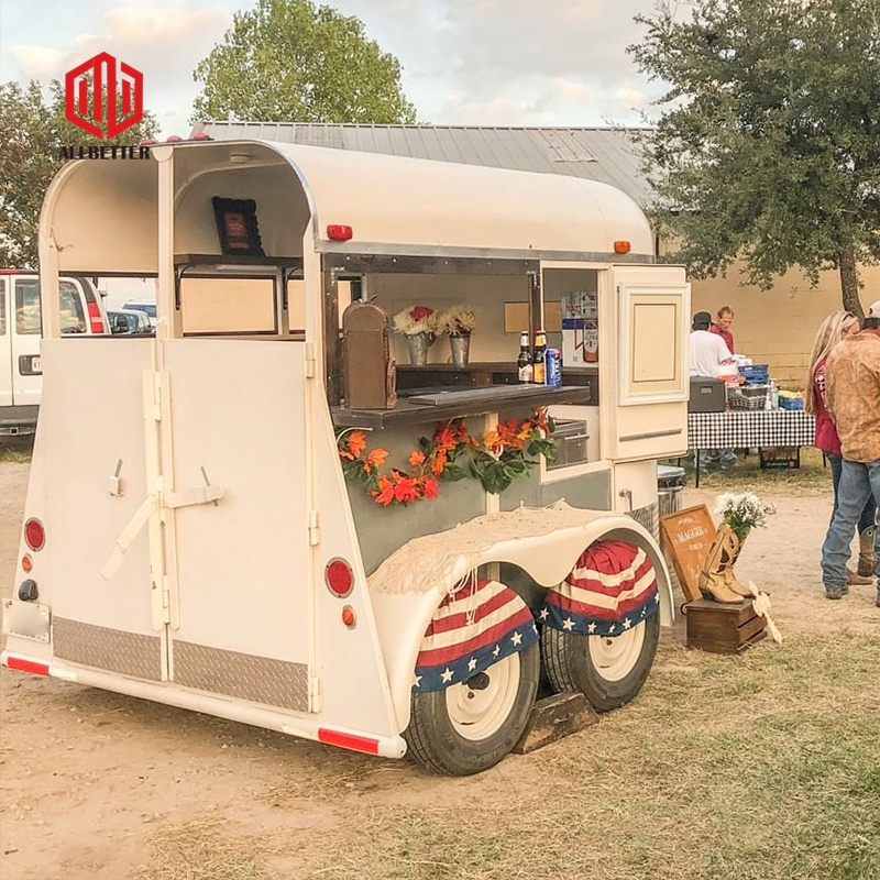 Mini Trailer Camper Fast Food Trailer Coffee Carts Cheap Mobile Food Truck Mobile Food Cart Ice Cream Truck Hot Dog Cart