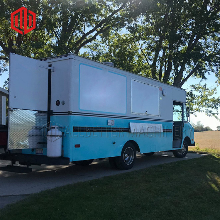 USA Beach Food Truck Mobile Beer Bar Ice Cream Truck Coffee Hot Dog Grill Cart With Full Kitchen