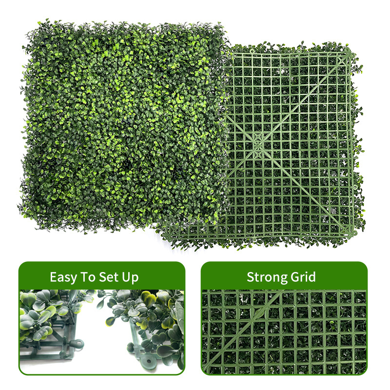 Faux Ivy Leaf Plants Wall Hanging Faux Foliage Artificial ivy rolls vine privacy fence Grass wall for Outdoor Decor Garden