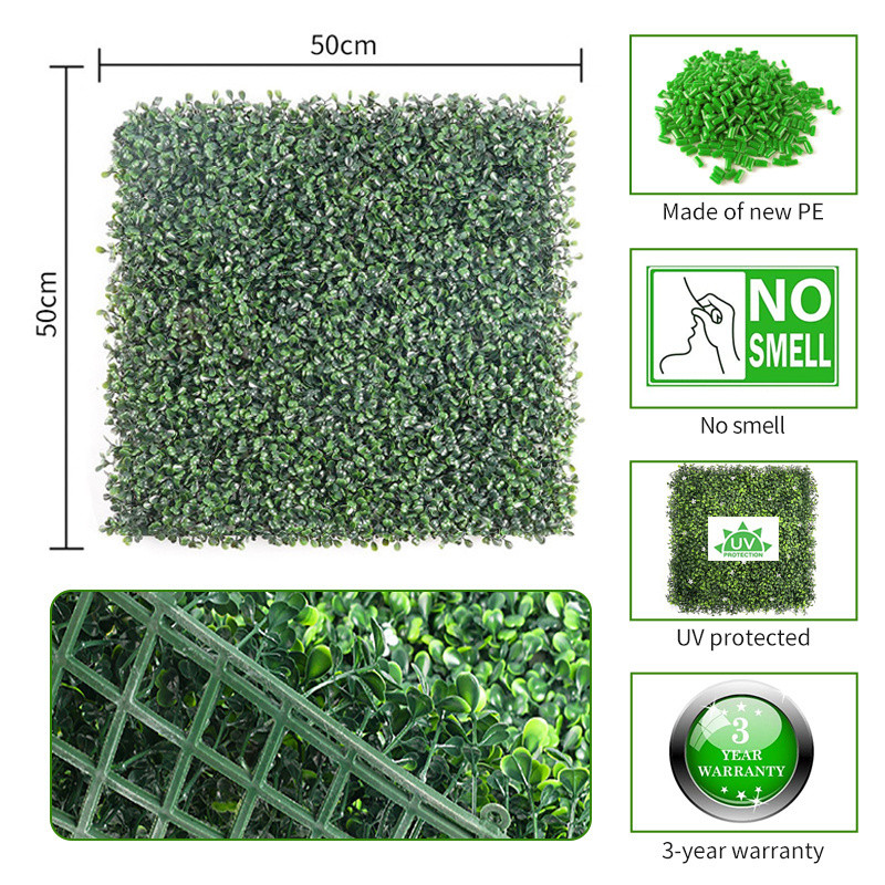 Faux Ivy Leaf Plants Wall Hanging Faux Foliage Artificial ivy rolls vine privacy fence Grass wall for Outdoor Decor Garden