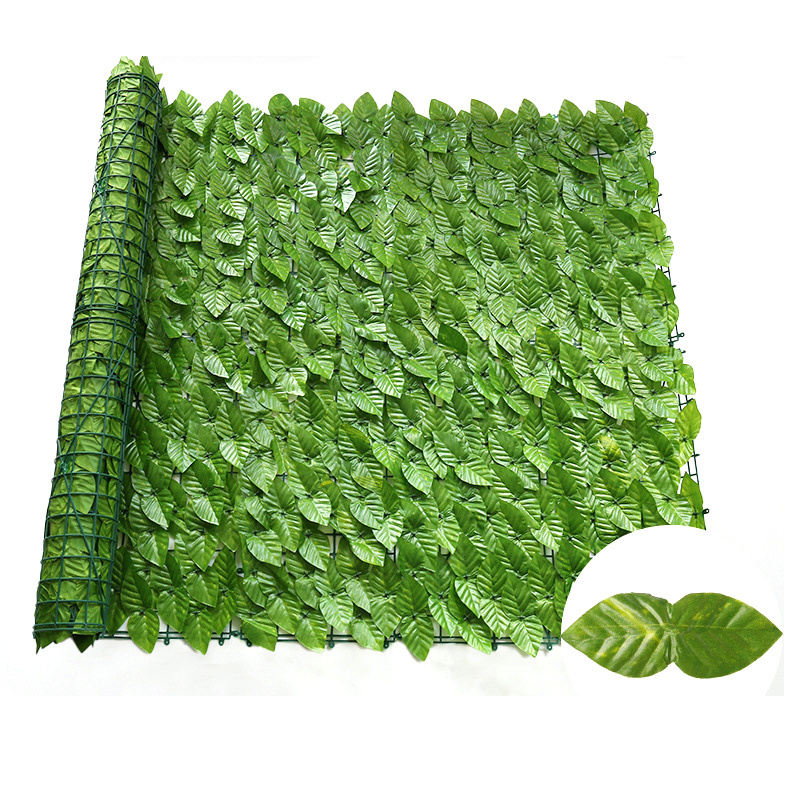 Faux Privacy Fence Last Long Time  Maintenance-Free Artificial Hedges Ivy lattice Fence roll for Outdoor Decor