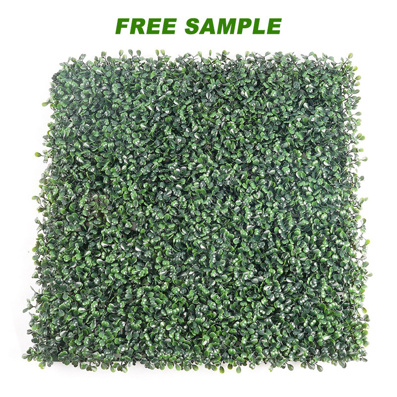 Greenery thick artificial milan grass wall 50*50cm design Durability artificial grass for wall for Indoor Wall Decor