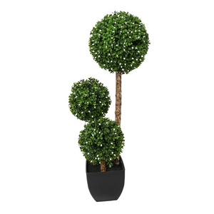 outdoor boxwood Grass ball topiary artificial bonsai tree plants hot sale for outdoor decoration