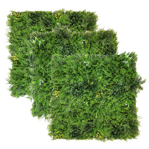 Artificial Boxwood Hedge Wall Vertical Garden Decorative Faux Boxwood Panels Greenery System Artificial Grass Wall Plant Panel